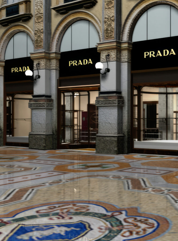 Rendering realizzato nel 1999